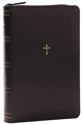 Cover image for NKJV Compact Paragraph-Style Bible W/ 43,000 Cross References, Black Leathersoft with Zipper, Red Letter, Comfort Print: Holy Bible, New King James Version, isbn: 9781400333387