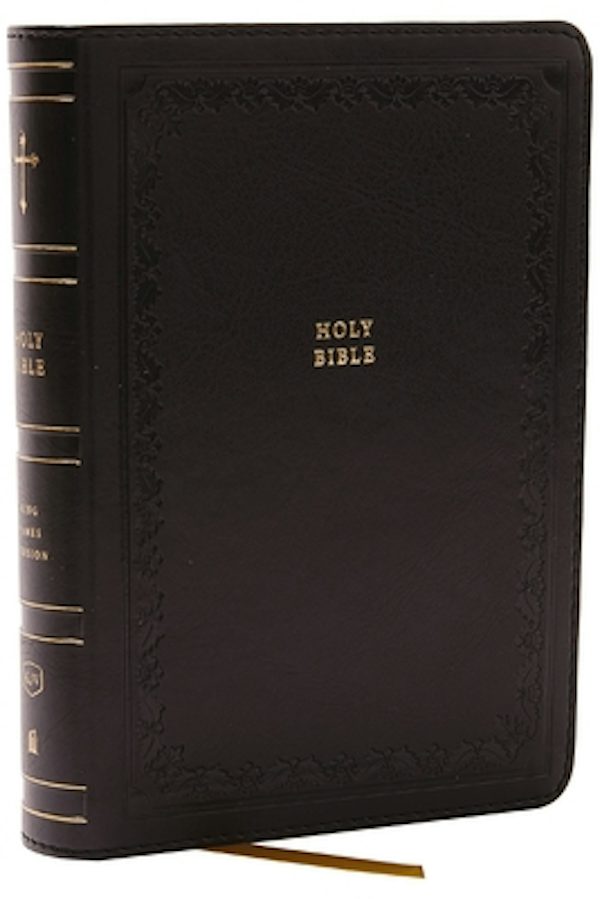 Cover image for KJV Holy Bible: Compact with 43,000 Cross References, Black Leathersoft, Red Letter, Comfort Print: King James Version, isbn: 9781400333455