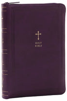 Cover image for KJV Holy Bible: Compact with 43,000 Cross References, Purple Leathersoft with Zipper, Red Letter, Comfort Print: King James Version, isbn: 9781400333493