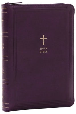 Cover image for KJV Holy Bible: Compact with 43,000 Cross References, Purple Leathersoft with Zipper, Red Letter, Comfort Print: King James Version, isbn: 9781400333493