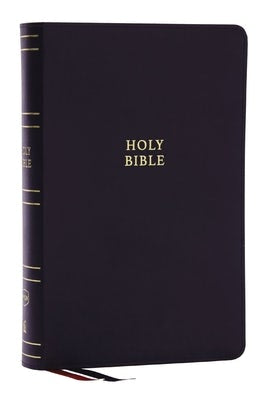 Cover image for Nkjv, Single-Column Reference Bible, Verse-By-Verse, Black Bonded Leather, Red Letter, Comfort Print, isbn: 9781400335244