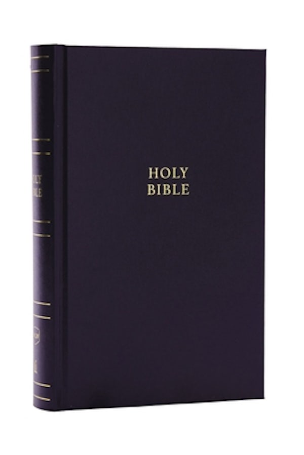 Cover image for NKJV Personal Size Large Print Bible with 43,000 Cross References, Black Hardcover, Red Letter, Comfort Print, isbn: 9781400335381