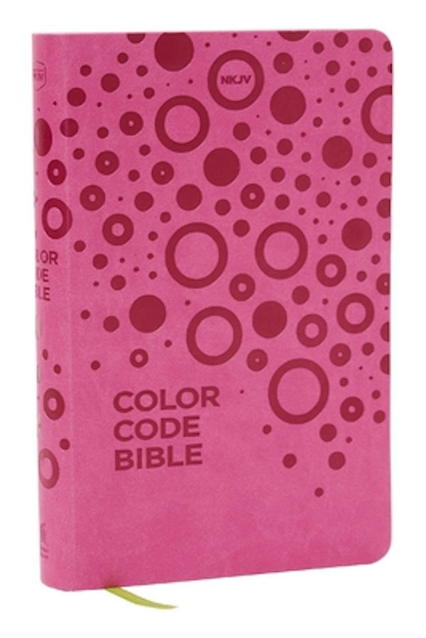 Cover image for Nkjv, Color Code Bible for Kids, Pink Leathersoft, Comfort Print, isbn: 9781400336012