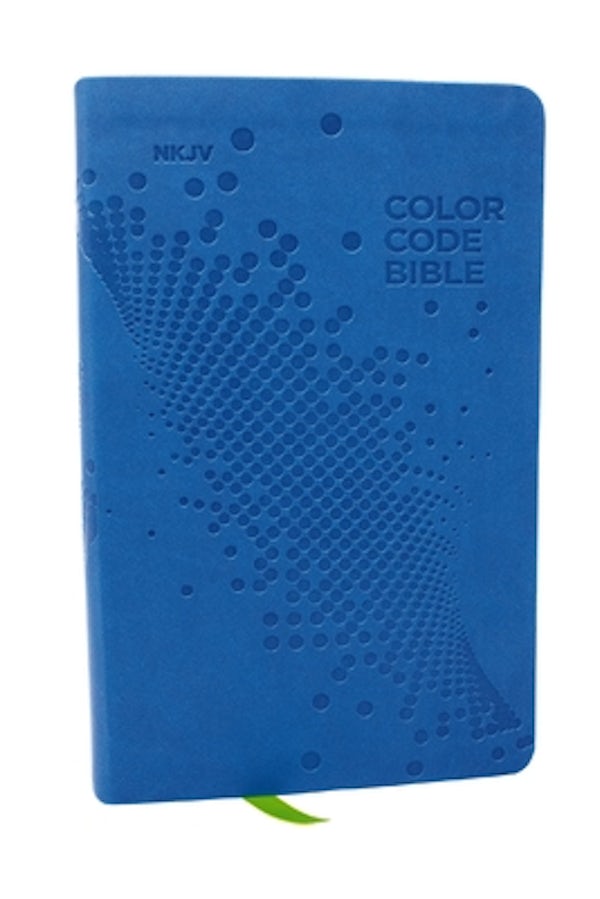 Cover image for Nkjv, Color Code Bible for Kids, Blue Leathersoft, Comfort Print, isbn: 9781400336036