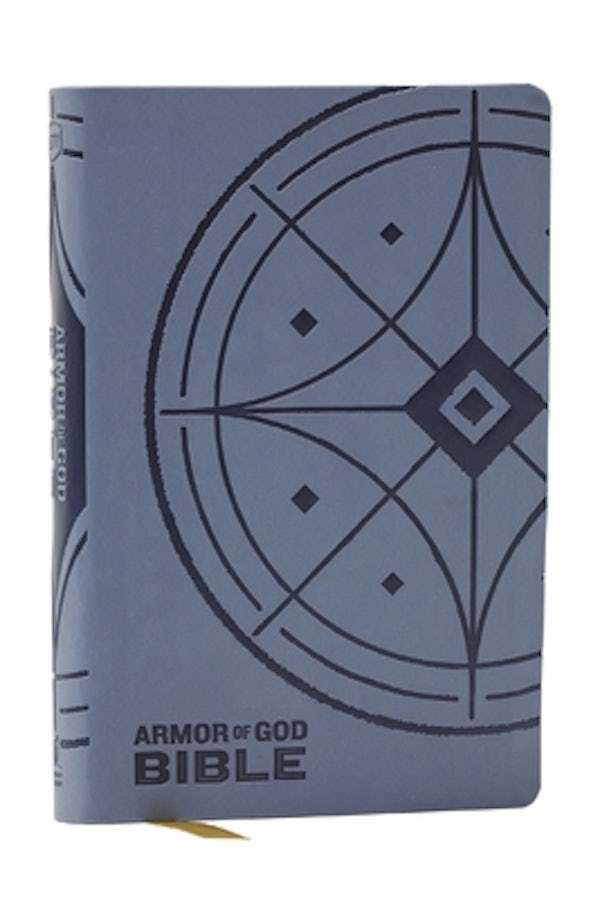 Cover image for KJV Armor of God Bible, Blue/Gray Leathersoft (Children's Bible, Red Letter, Comfort Print, Holy Bible): King James Version, isbn: 9781400336760