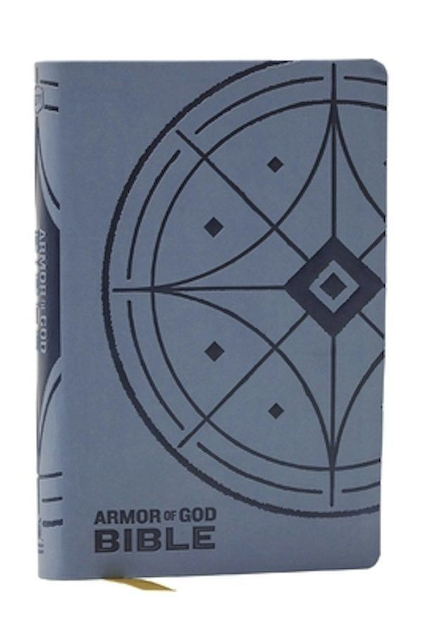 Cover image for KJV Armor of God Bible, Blue/Gray Leathersoft (Children's Bible, Red Letter, Comfort Print, Holy Bible): King James Version, isbn: 9781400336760