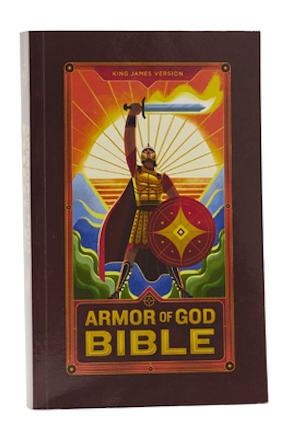 Cover image for KJV Armor of God Bible, Softcover (Children's Bible, Red Letter, Comfort Print, Holy Bible): King James Version, isbn: 9781400336784