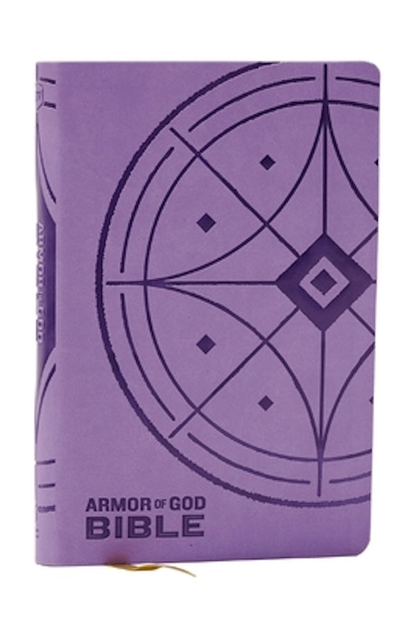 Cover image for NKJV Armor of God Bible, Purple Leathersoft (Children's Bible, Red Letter, Comfort Print, Holy Bible): New King James Version, isbn: 9781400336814