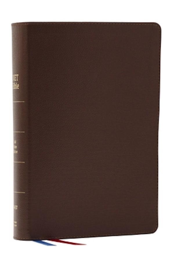 Cover image for Net Bible, Full Notes Edition (Net, Brown Genuine Leather, Comfort Print), isbn: 9781400337279