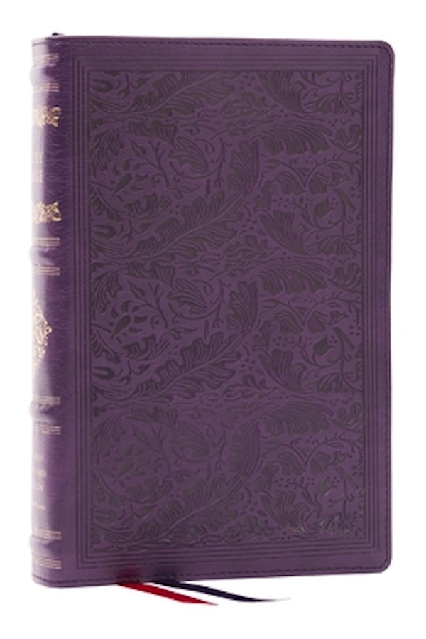 Cover image for RSV Personal Size Bible with Cross References, Purple Leathersoft, (Sovereign Collection), isbn: 9781400337934