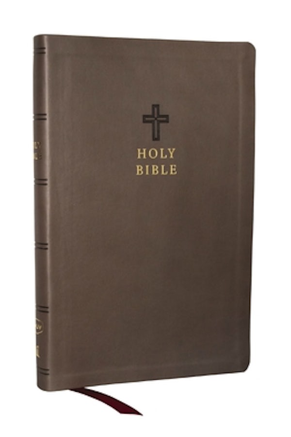 Cover image for KJV Holy Bible: Value Ultra Thinline, Charcoal Leathersoft, Red Letter, Comfort Print: King James Version, isbn: 9781400338283