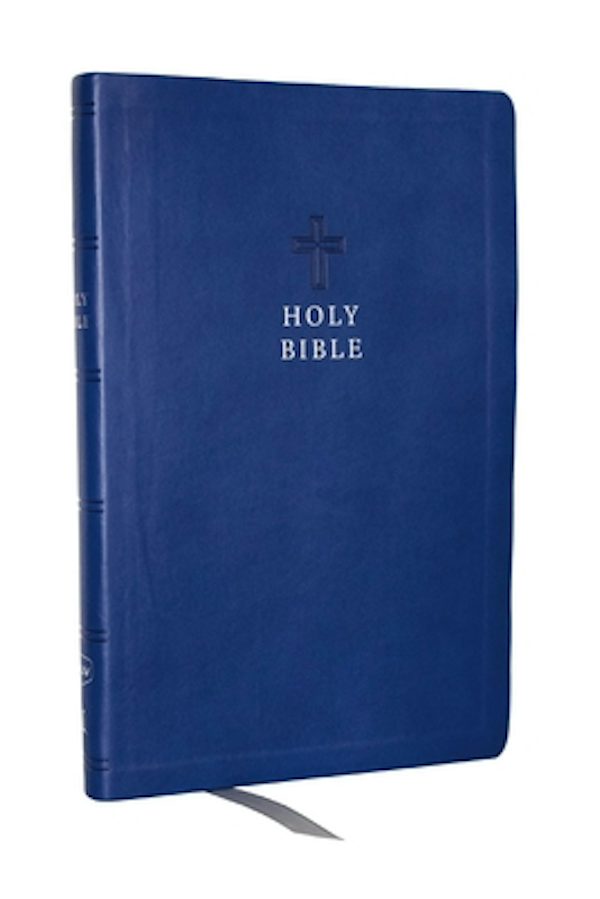 Cover image for KJV Holy Bible: Value Ultra Thinline, Blue Leathersoft, Red Letter, Comfort Print: King James Version, isbn: 9781400338313