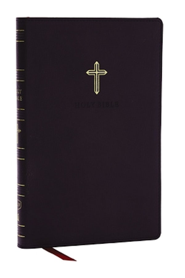 Cover image for KJV Holy Bible: Ultra Thinline, Black Leathersoft, Red Letter, Comfort Print: King James Version, isbn: 9781400338320