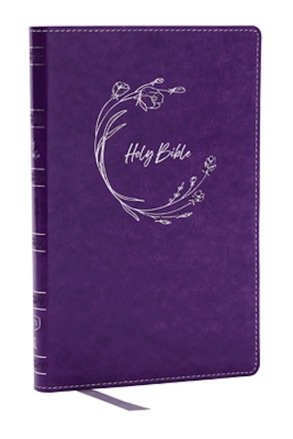 Cover image for KJV Holy Bible: Ultra Thinline, Purple Leathersoft, Red Letter, Comfort Print: King James Version, isbn: 9781400338344