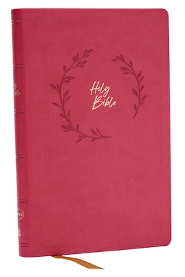 Cover image for NKJV Holy Bible, Value Ultra Thinline, Pink Leathersoft, Red Letter, Comfort Print, isbn: 9781400338375