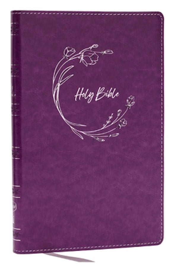 Cover image for NKJV Holy Bible, Ultra Thinline, Purple Leathersoft, Red Letter, Comfort Print, isbn: 9781400338429