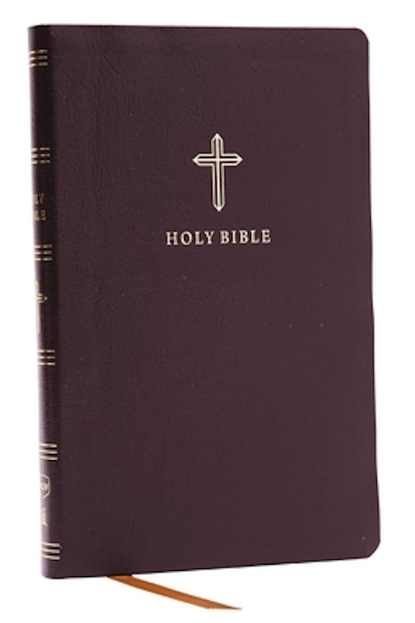 Cover image for NKJV Holy Bible, Ultra Thinline, Burgundy Bonded Leather, Red Letter, Comfort Print, isbn: 9781400338436