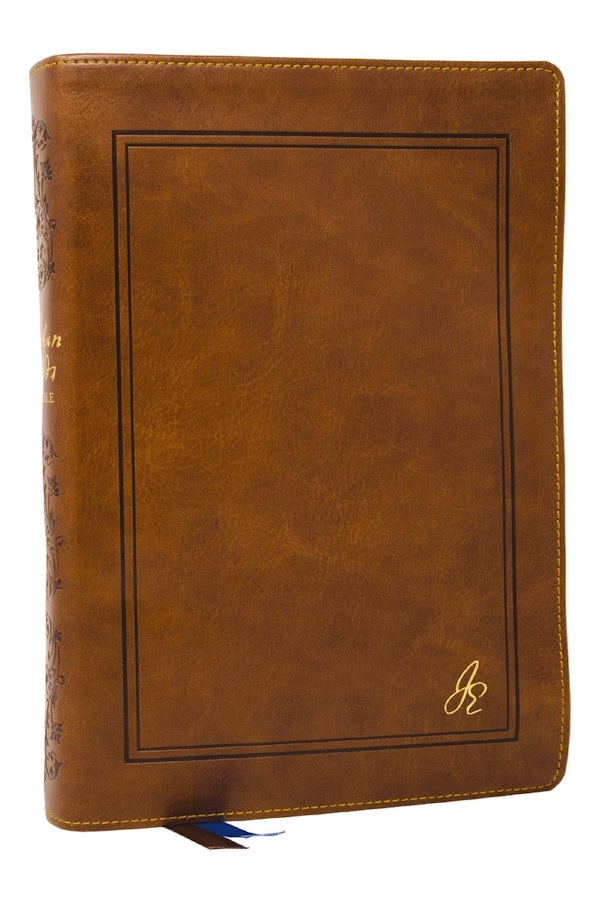 Cover image for The Jonathan Edwards Study Bible: Experience Abiding Joy in Christ (Nkjv, Brown Leathersoft, Red Letter, Comfort Print, Thumb Indexed), isbn: 9781400339556