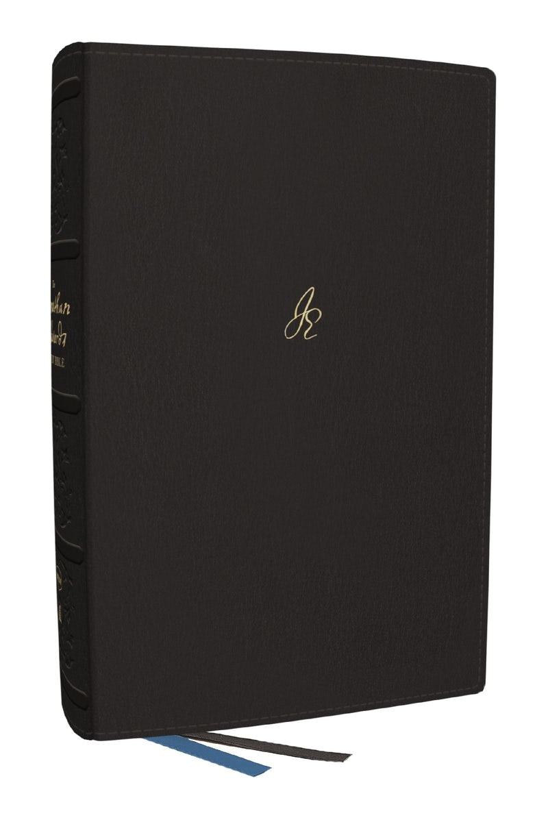 Cover image for The Jonathan Edwards Study Bible: Experience Abiding Joy in Christ (Nkjv, Black Genuine Leather, Red Letter, Comfort Print), isbn: 9781400339600