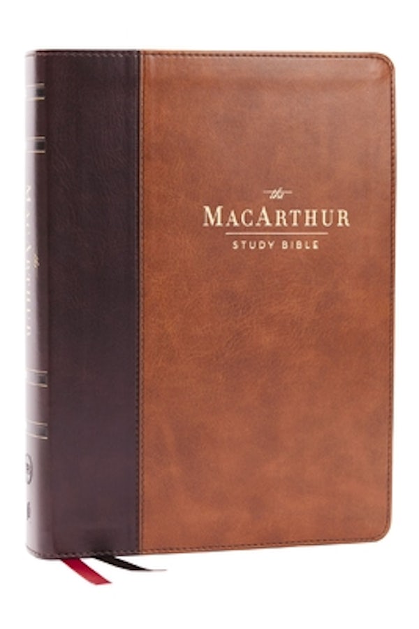 Cover image for Lsb, MacArthur Study Bible, Brown Leathersoft, Comfort Print, Thumb Indexed, isbn: 9781400339747