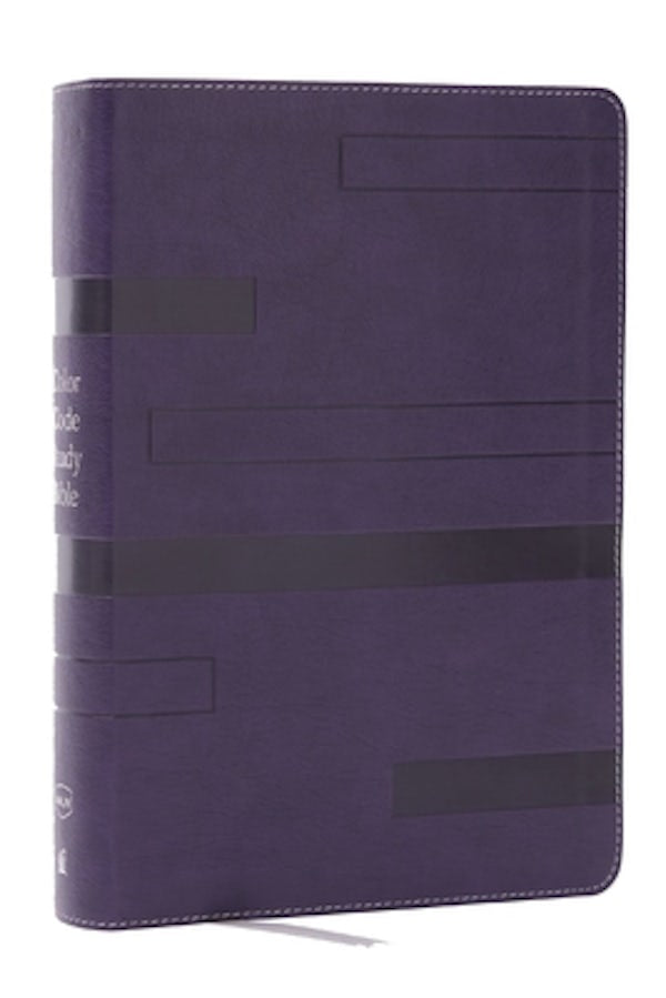 Cover image for Color Code Study Bible, Revealing God's Truth Color by Color (Nkjv, Purple Leathersoft, Red Letter), isbn: 9781400341412