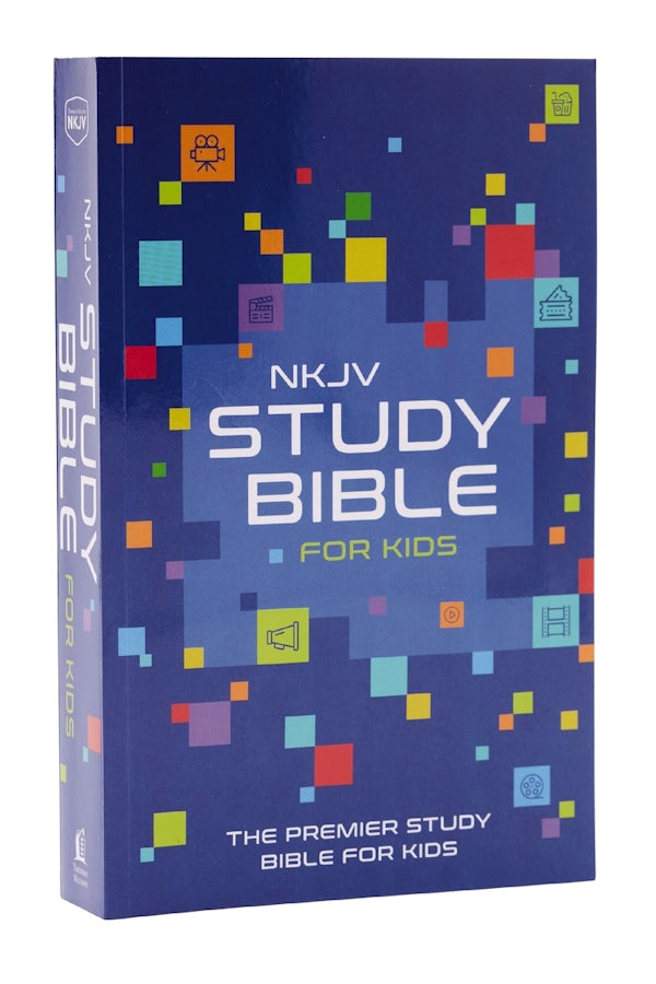 Cover image for NKJV Study Bible for Kids, Softcover, isbn: 9781400341955