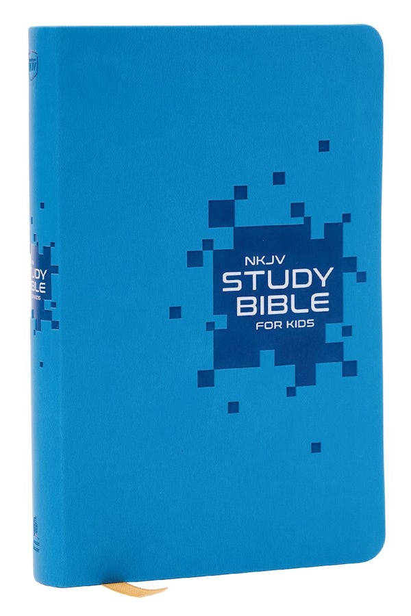 Cover image for NKJV Study Bible for Kids, Blue Leathersoft, isbn: 9781400342020