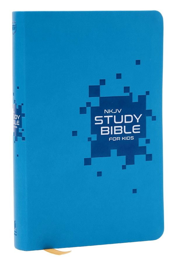 Cover image for NKJV Study Bible for Kids, Blue Leathersoft, isbn: 9781400342020