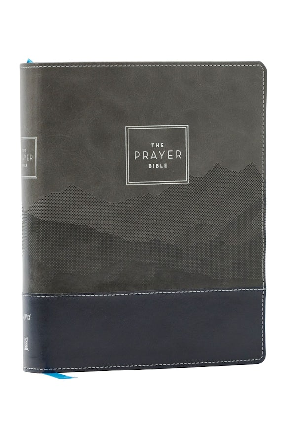 Cover image for The Prayer Bible: Pray God's Word Cover to Cover (Niv, Black/Gray Leathersoft, Red Letter, Comfort Print), isbn: 9781400345403