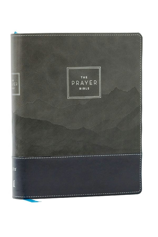 Cover image for The Prayer Bible: Pray God's Word Cover to Cover (Niv, Black/Gray Leathersoft, Red Letter, Comfort Print), isbn: 9781400345403
