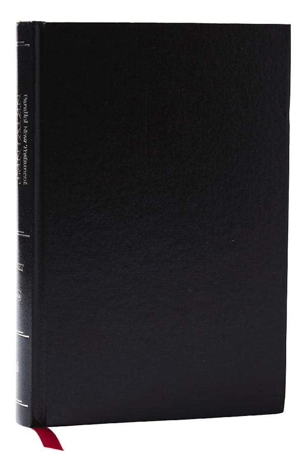 Cover image for Nkjv-Net Parallel New Testament with Net Translators' Notes, Hardcover, Red Letter, Comfort Print, isbn: 9781400346097