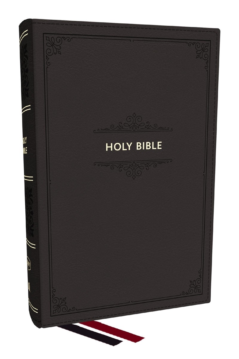 Cover image for KJV Personal Size Large Print End-Of-Verse Reference Bible, Black Leathersoft, Red Letter, Comfort Print, isbn: 9781400347834