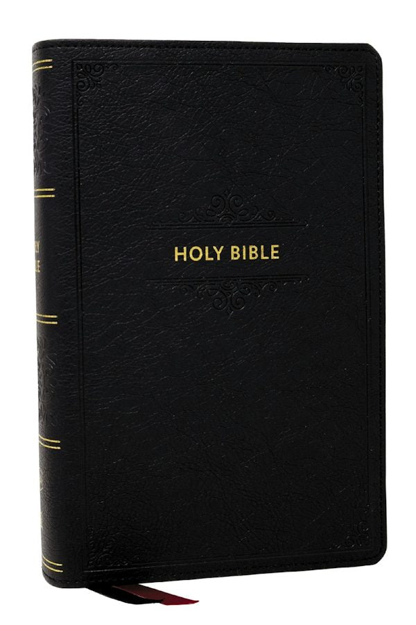Cover image for KJV Personal Size Large Print End-Of-Verse Reference Bible, Black Leathersoft, Red Letter, Comfort Print, isbn: 9781400347834