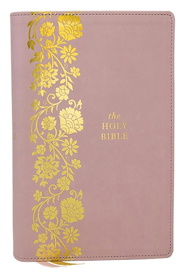 Cover image for KJV Personal Size Large Print End-Of-Verse Reference Bible, Pink Leathersoft, Red Letter, Comfort Print, isbn: 9781400347872