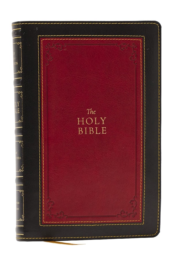 Cover image for 1611 KJV with Apocrypha, Black Leathersoft, isbn: 9781400349432