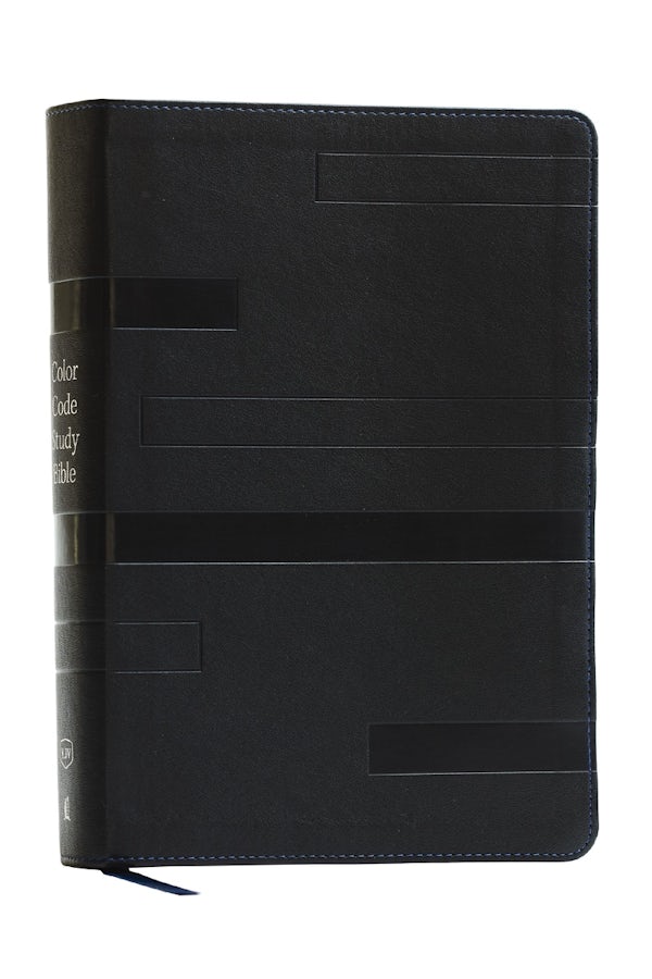 Cover image for KJV Color Code Study Bible, Revealing God's Truth Color by Color (Black Leathersoft, Red Letter), isbn: 9781400350957