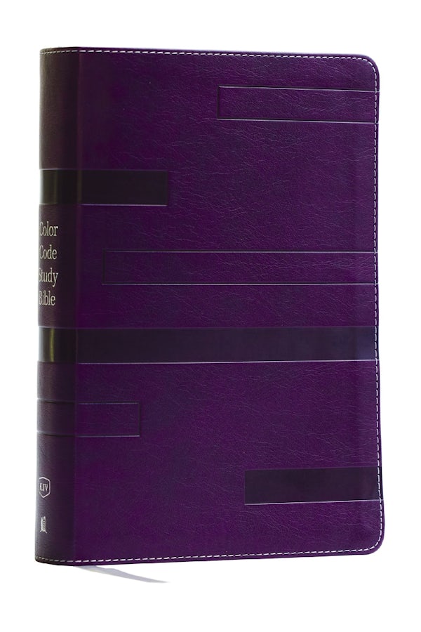 Cover image for KJV Color Code Study Bible, Revealing God's Truth Color by Color (Purple Leathersoft, Red Letter, Thumb Indexed), isbn: 9781400350988