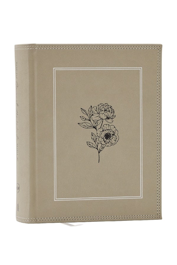 Cover image for Nkjv, Journal the Word Bible, Large Print: Reflect, Journal or Create Art Next to Your Favorite Verses (Stone Leathersoft Over Board, Red Letter), isbn: 9781400352333
