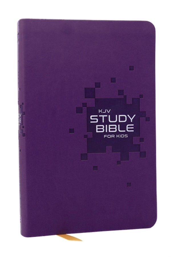 Cover image for KJV Study Bible for Kids, Purple Leathersoft, isbn: 9781400353095