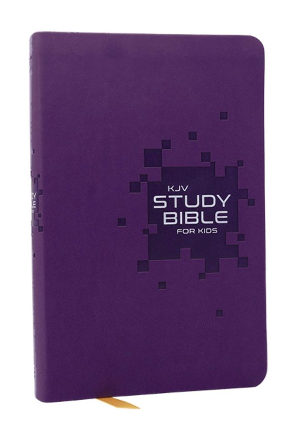 Cover image for KJV Study Bible for Kids, Purple Leathersoft, isbn: 9781400353095
