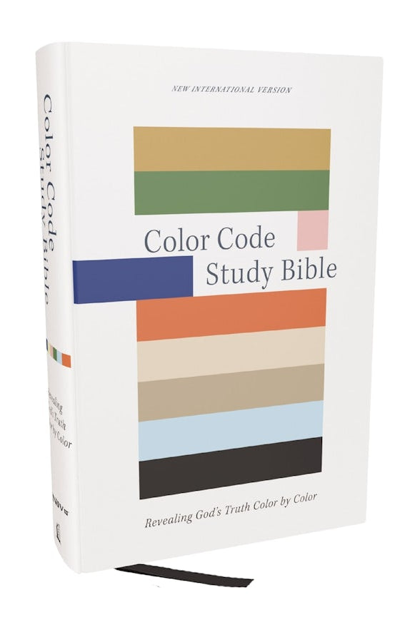 Cover image for Color Code Study Bible, Revealing God's Truth Color by Color (Niv, Hardcover, Red Letter, Comfort Print), isbn: 9781400353323