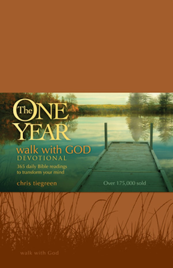 Cover image for The One Year Walk with God Devotional, isbn: 9781414316611