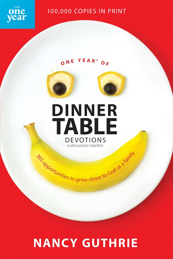 Cover image for One Year of Dinner Table Devotions & Discussion Starters, isbn: 9781414318950