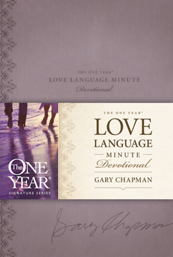 Cover image for The One Year Love Language Minute Devotional, isbn: 9781414329727