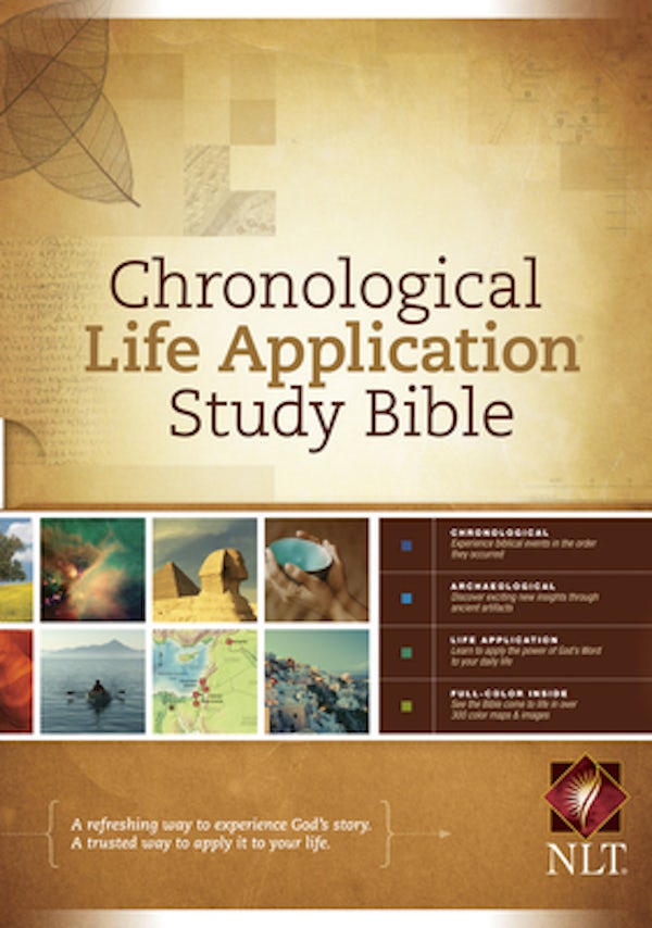 Cover image for Chronological Life Application Study Bible-NLT, isbn: 9781414339276