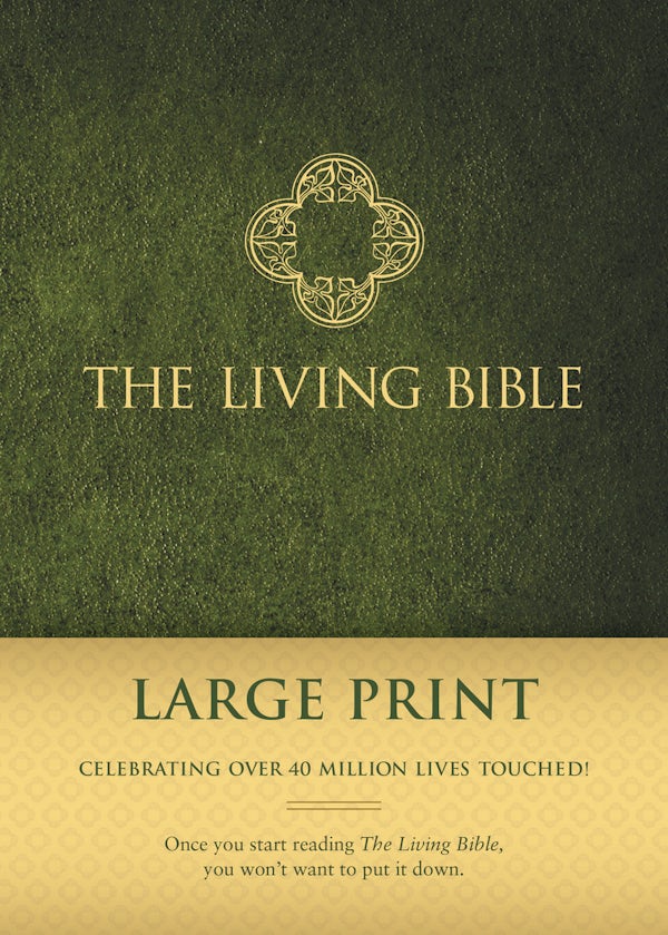 Cover image for Living Bible Paraphrased-LIV-Large Print, isbn: 9781414378572