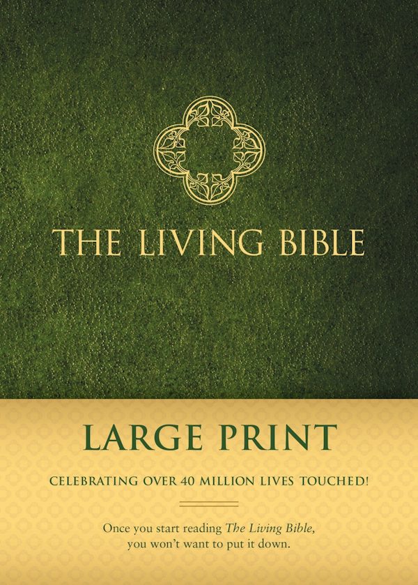 Cover image for Living Bible Paraphrased-LIV-Large Print, isbn: 9781414378572
