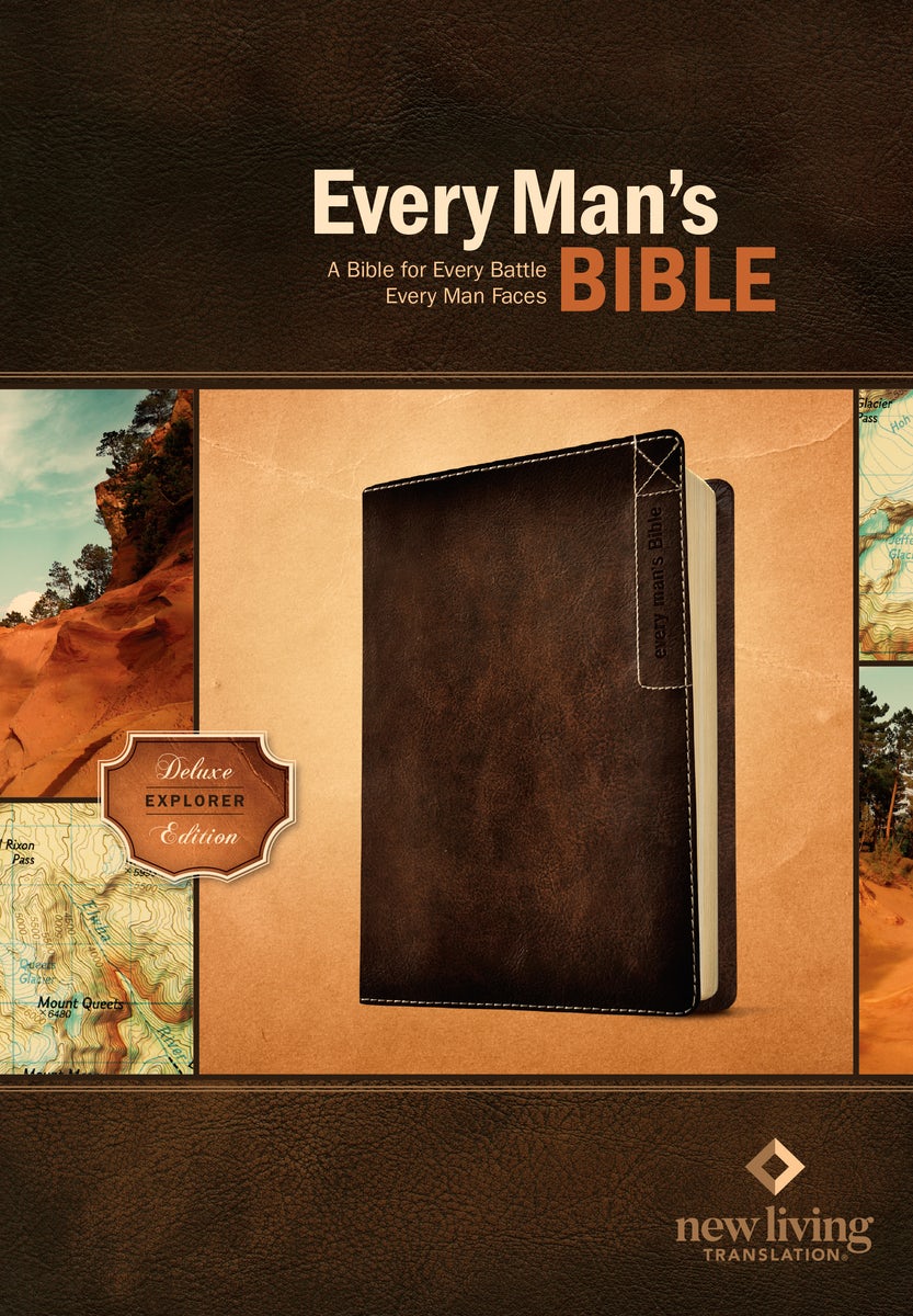 Cover image for Every Man's Bible-NLT Deluxe Explorer, isbn: 9781414381077