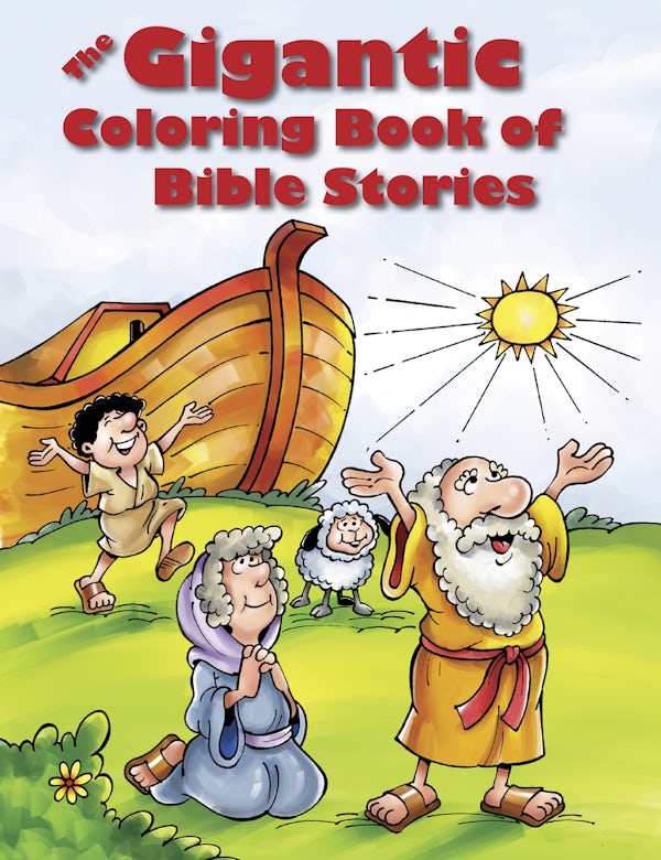 Cover image for The Gigantic Coloring Book of Bible Stories, isbn: 9781414394985