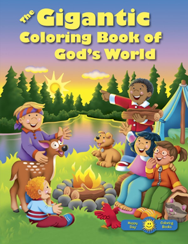 Cover image for The Gigantic Coloring Book of God's World, isbn: 9781414394992